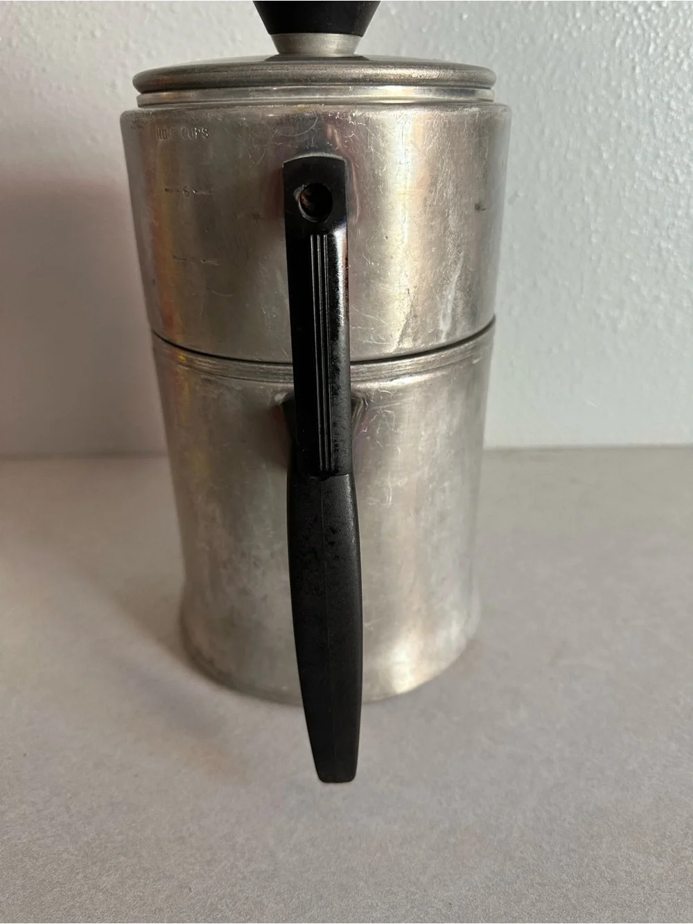 Vintage Aluminum 9 Cup Percolator Coffee Pot MIRRO USA 4 Piece -M 0829